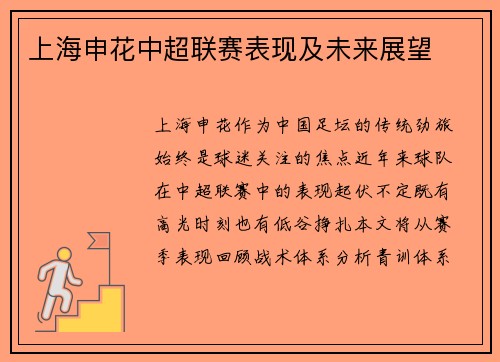 上海申花中超联赛表现及未来展望